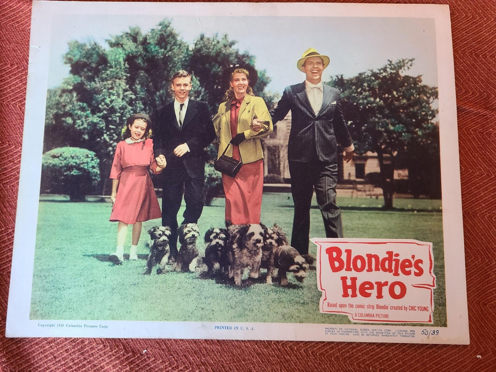 Blondie's Hero 1950 General Lobby Cards