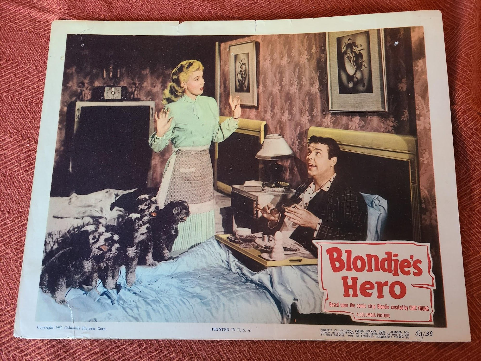 Blondie's Hero 1950 General Lobby Cards