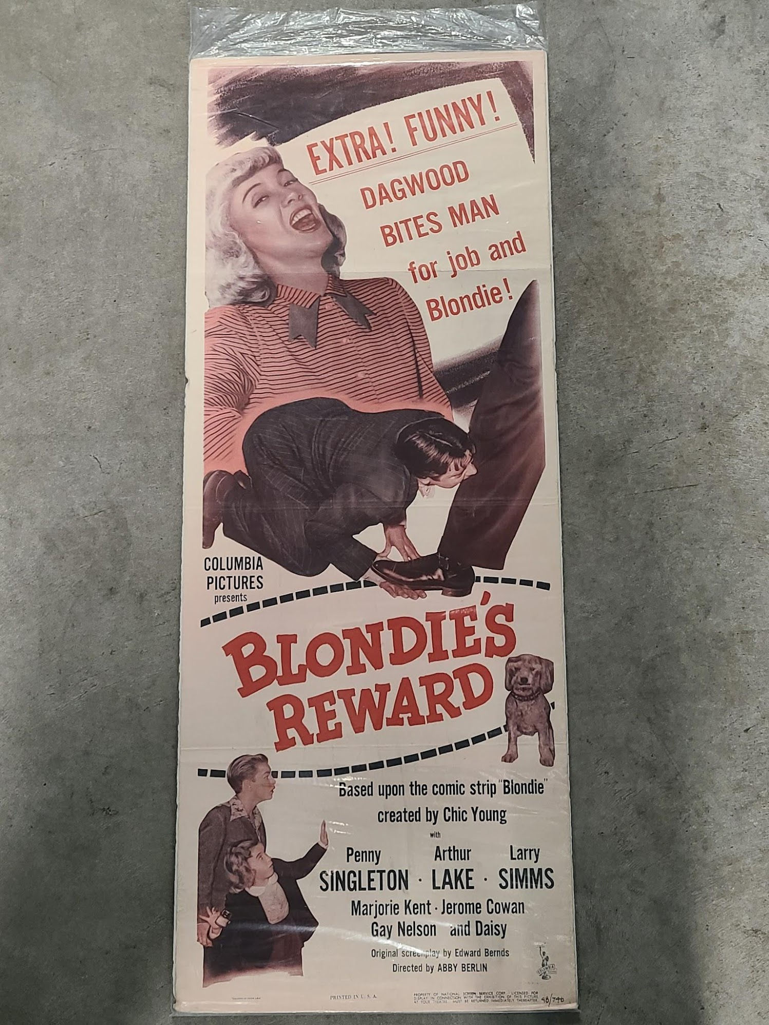 Blondie's Reward 1948 Inserts