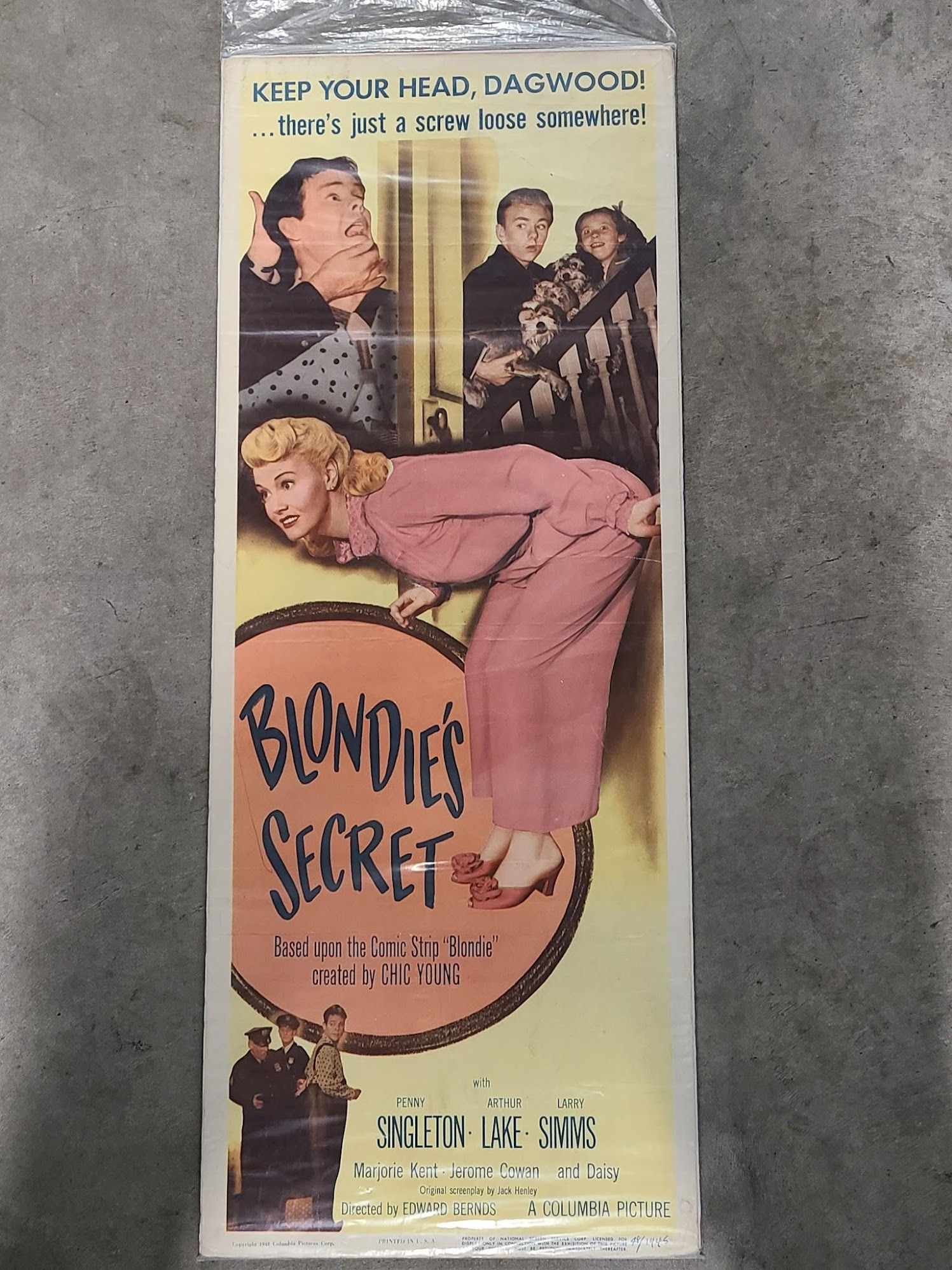 Blondie's Secret 1948 Inserts