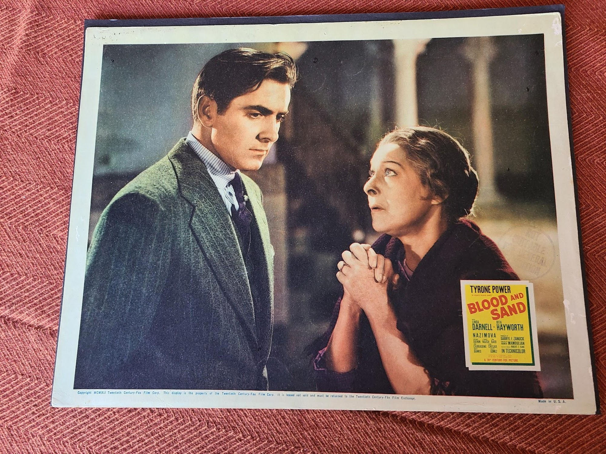 Blood And Sand 1941 General Lobby Cards