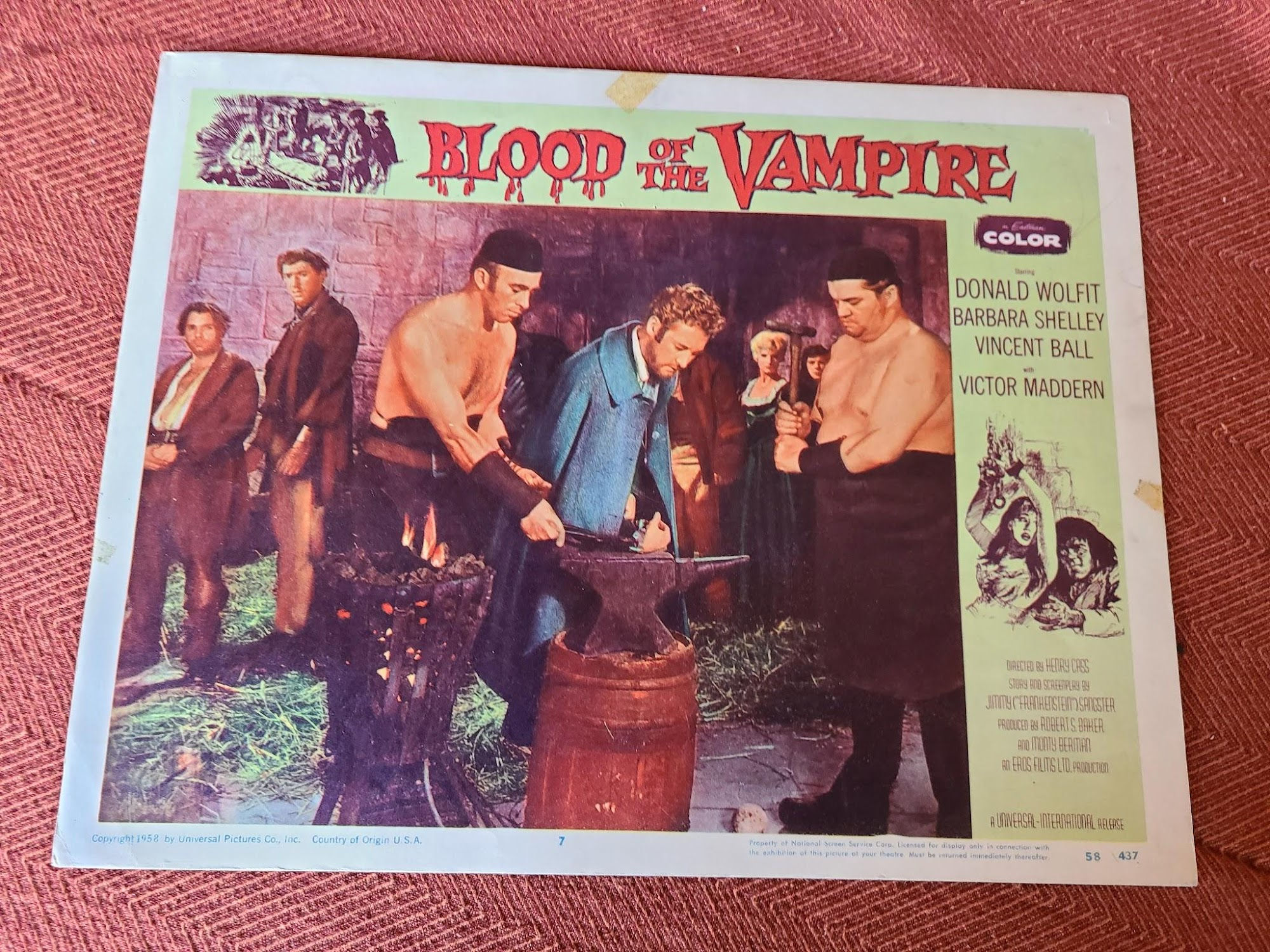 Blood Of The Vampire 1958 Scifi/Horror