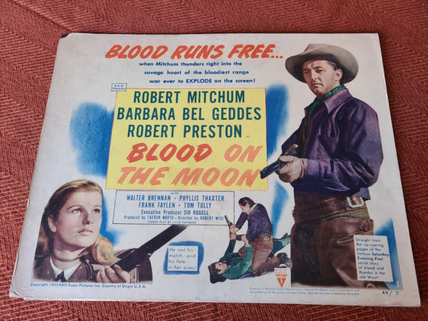 Blood On The Moon 1948 Western Lobby Cards