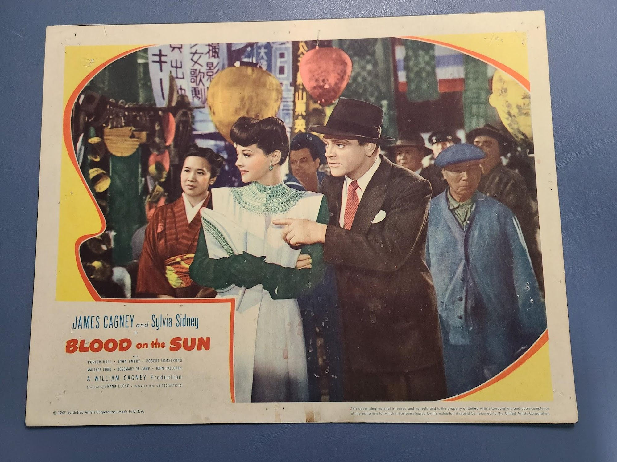 Blood On The Sun 1945 General Lobby Cards