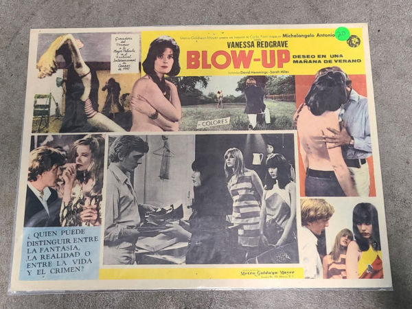 Blow-Up 1966 Mexican Lobby Cards
