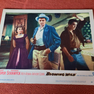 Blowing Wild 1953 Western Lobby Cards
