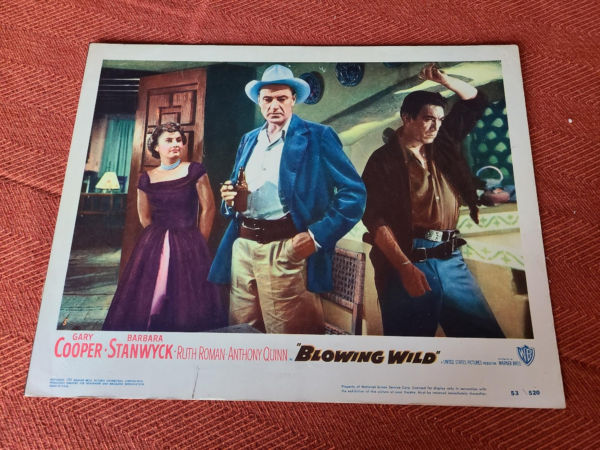 Blowing Wild 1953 Western Lobby Cards