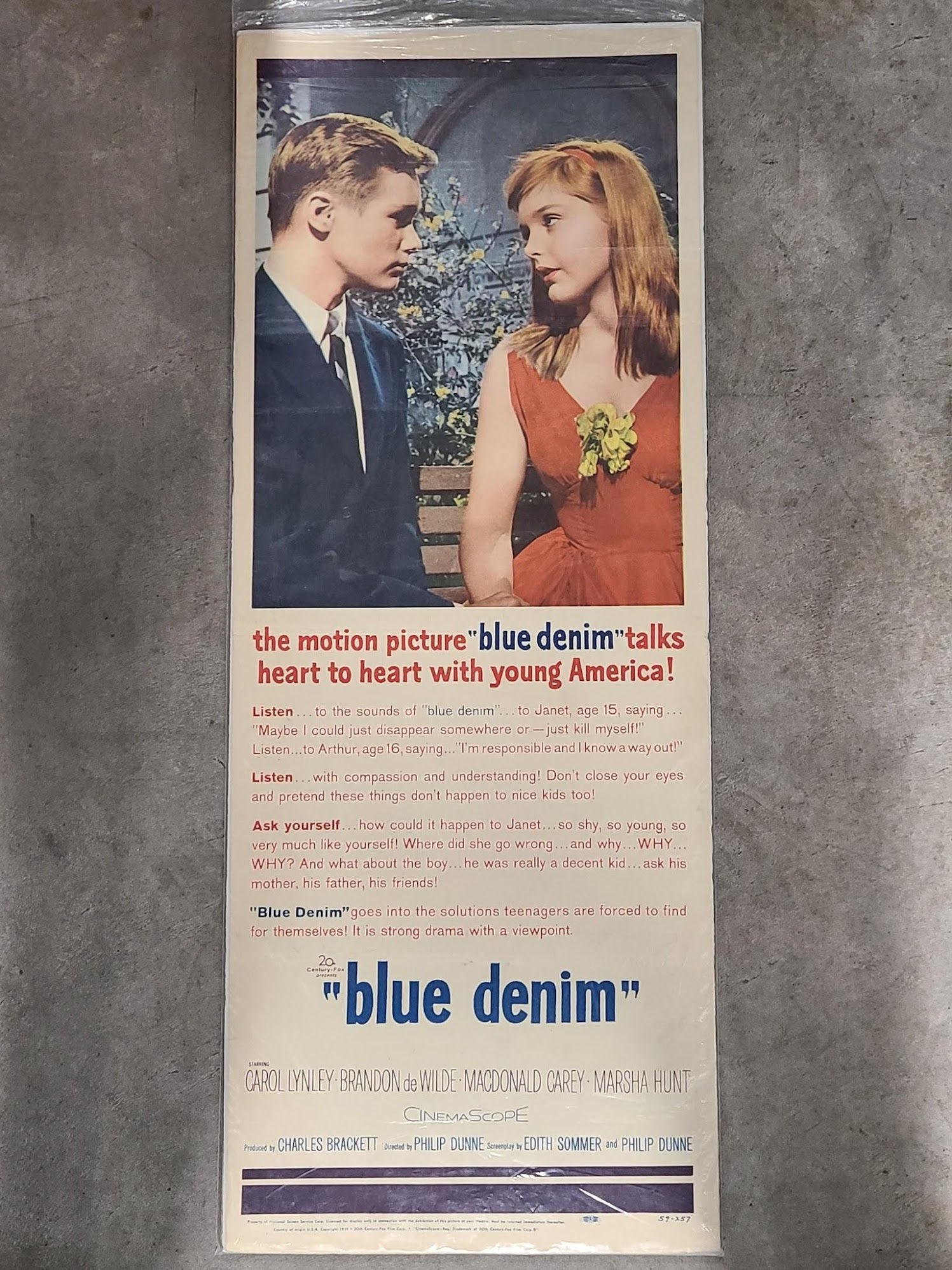 Blue Denim 1959 Inserts
