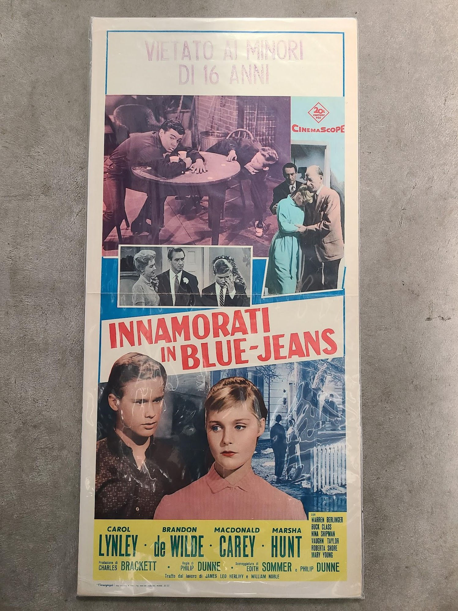 Blue Denim 1959 Locodina
