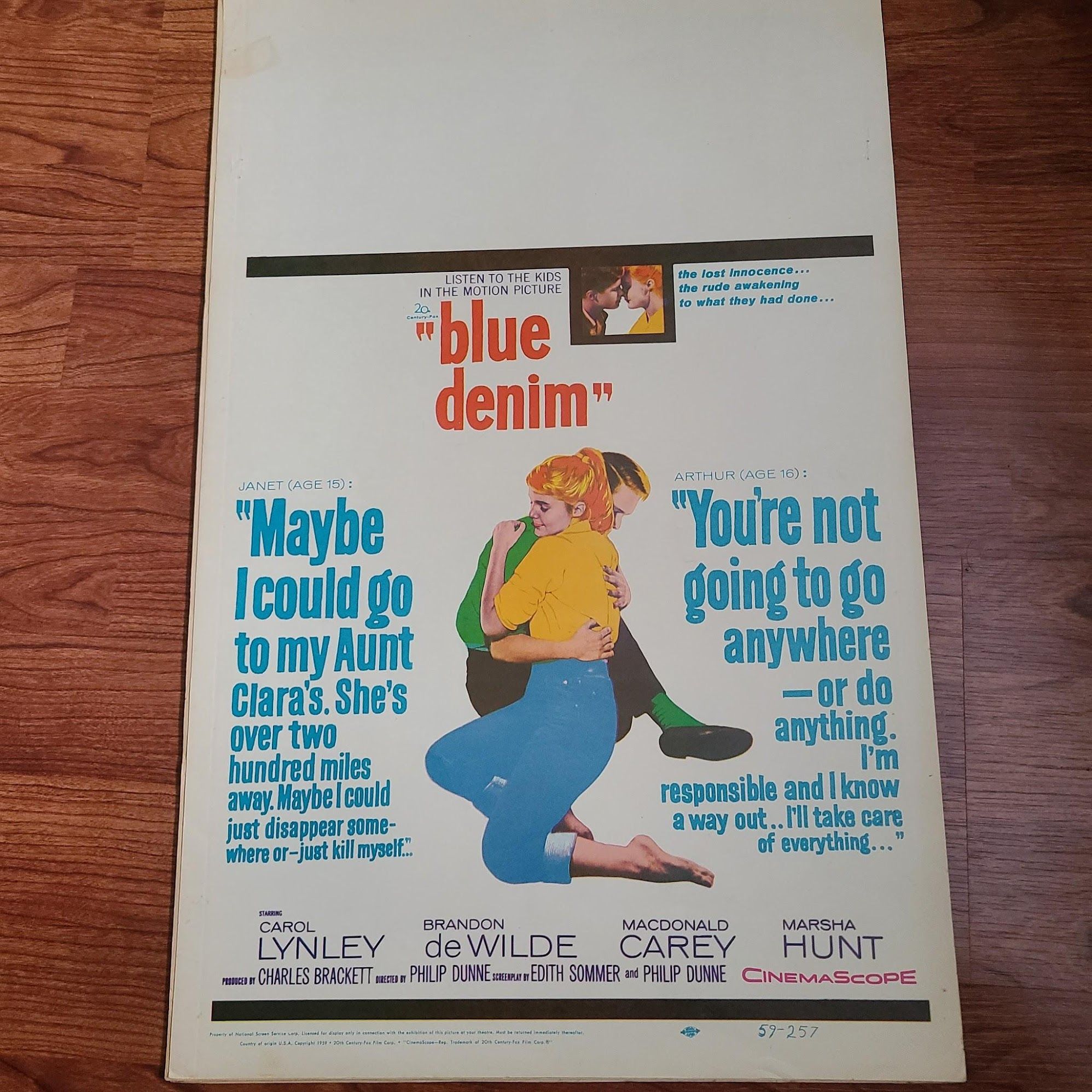 Blue Denim 1959 Window Cards