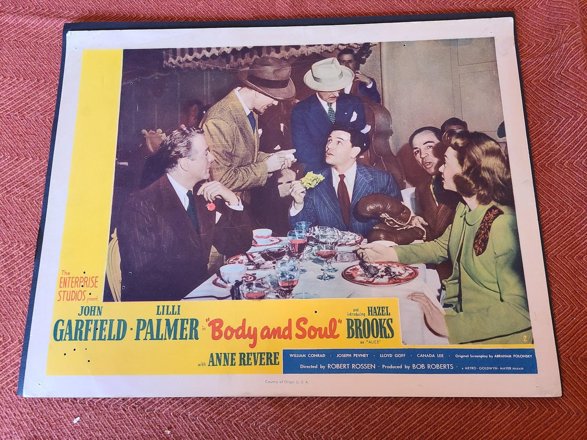 Body And Soul 1947 General Lobby Cards