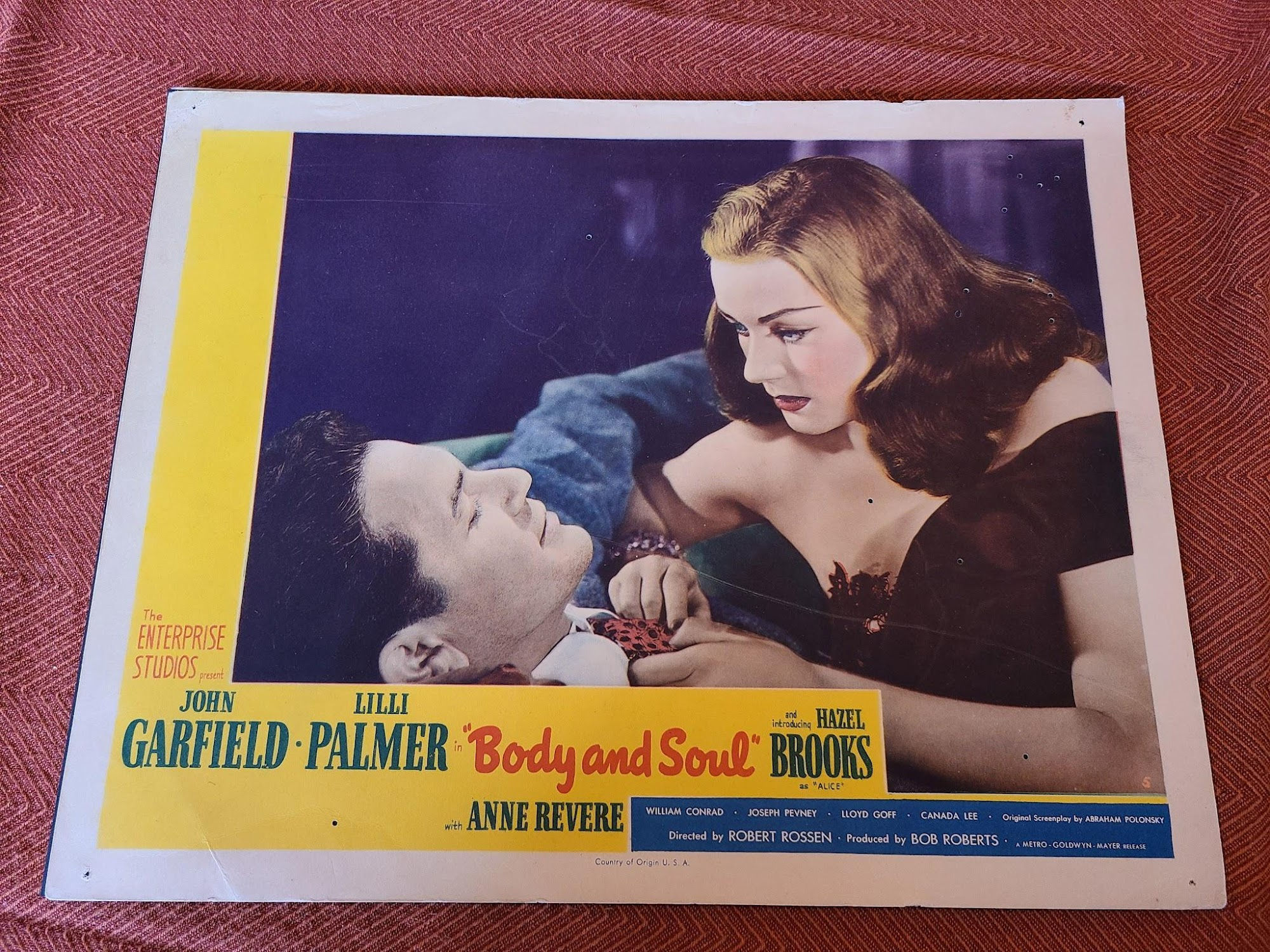 Body And Soul 1947 General Lobby Cards