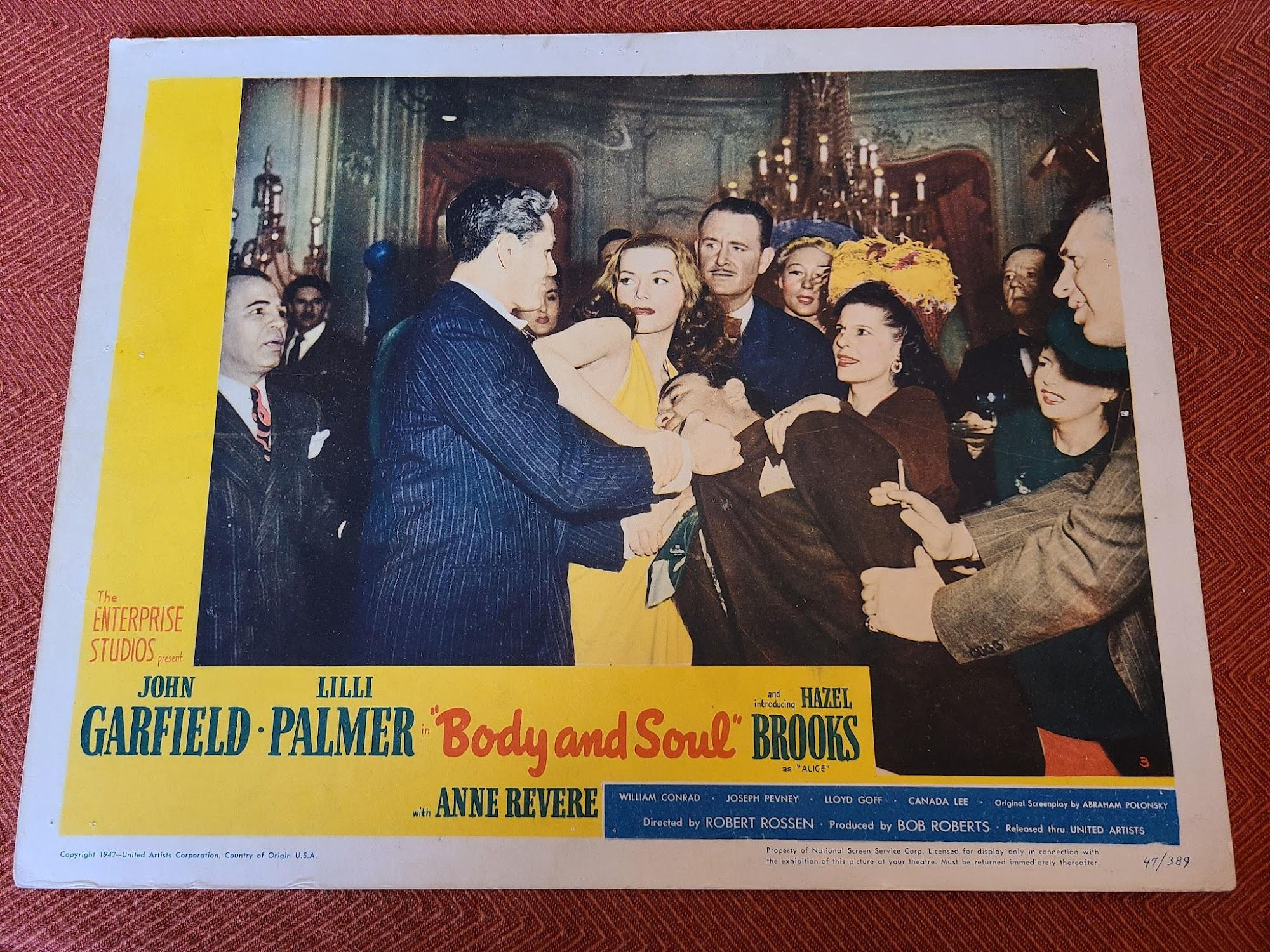 Body And Soul 1947 General Lobby Cards