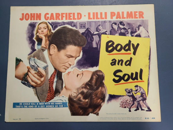 Body And Soul 1947 Title Cards
