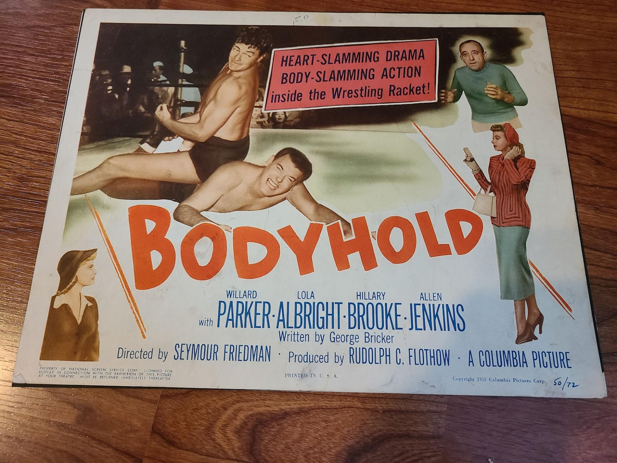 Bodyhold 1950 Title Cards