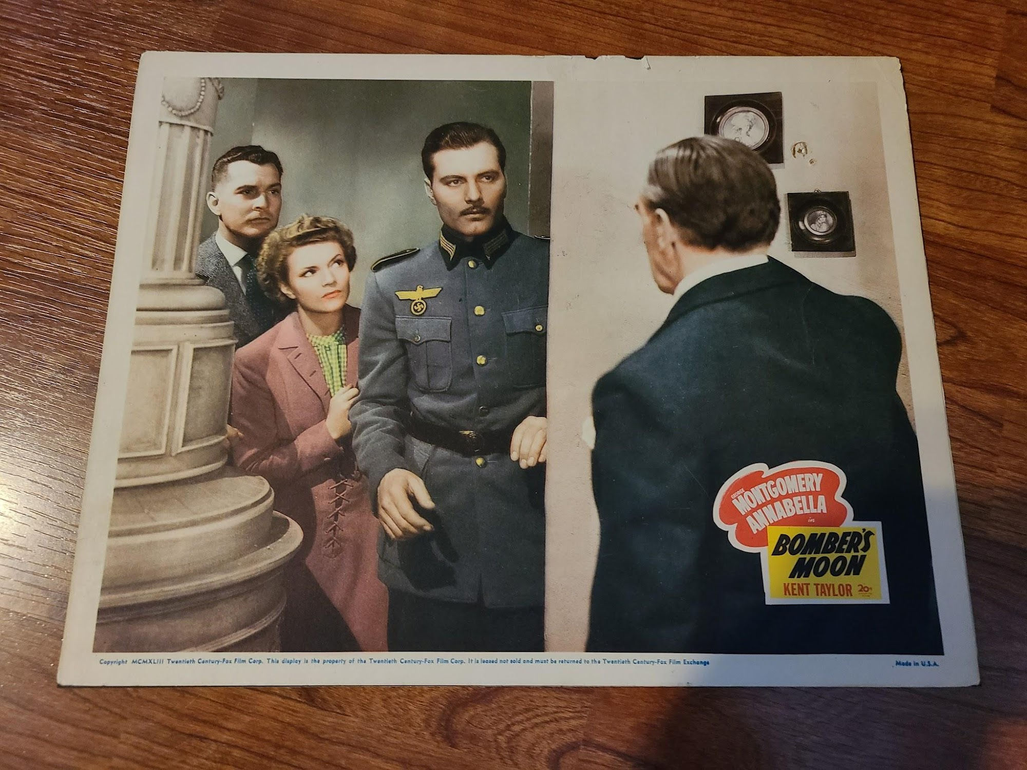 Bomber's Moon 1943 Military/Aviation Lobby Cards