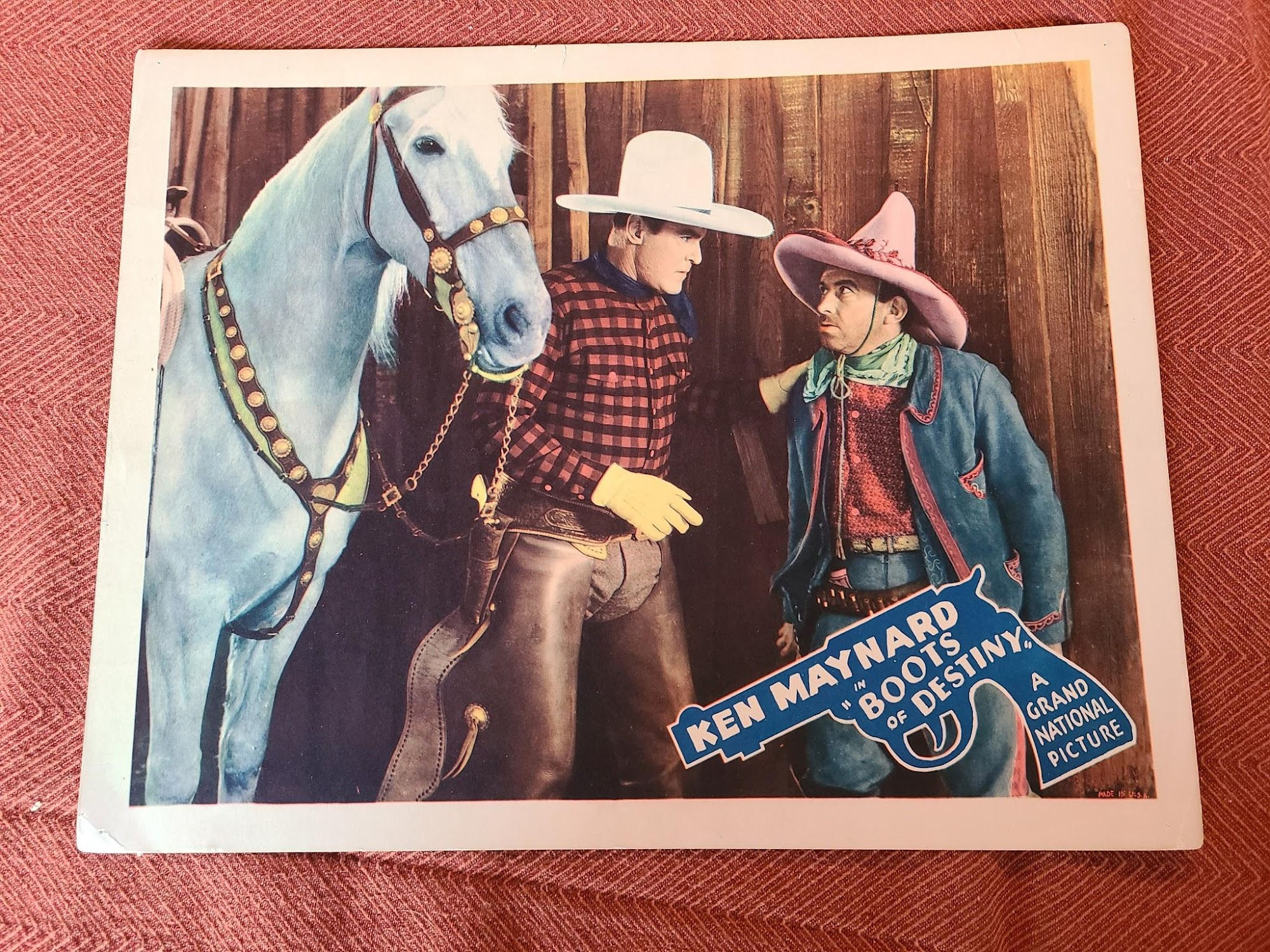 Boots Of Destiny 1937 Western Lobby Cards