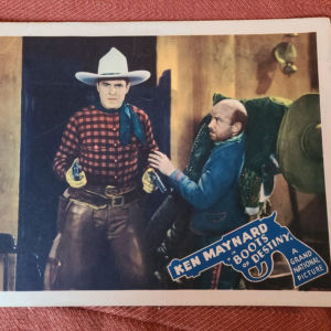 Boots Of Destiny 1937 Western Lobby Cards