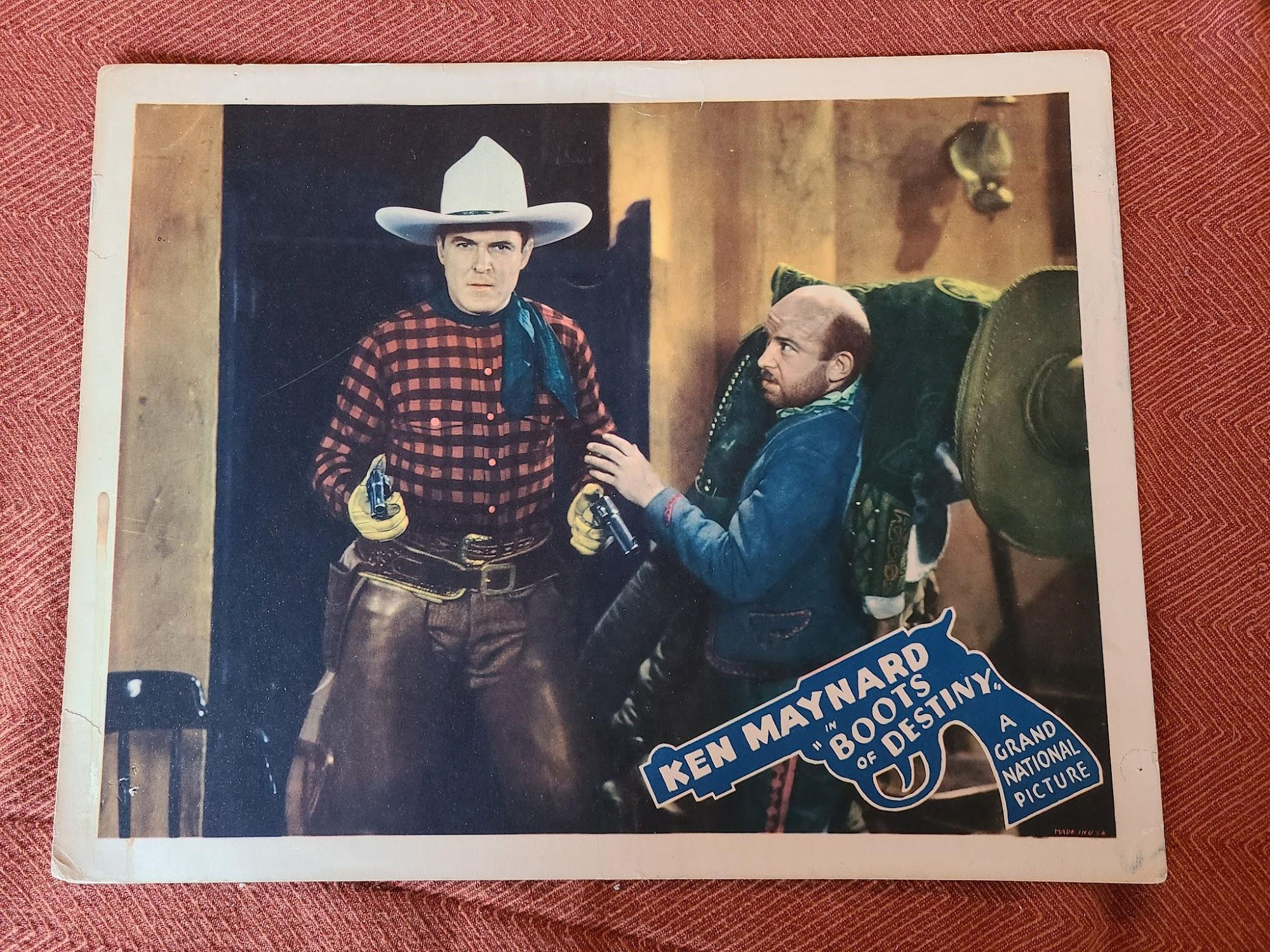 Boots Of Destiny 1937 Western Lobby Cards