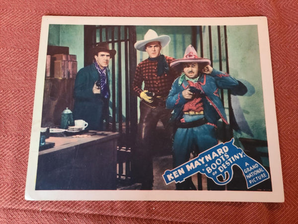 Boots Of Destiny 1937 Western Lobby Cards