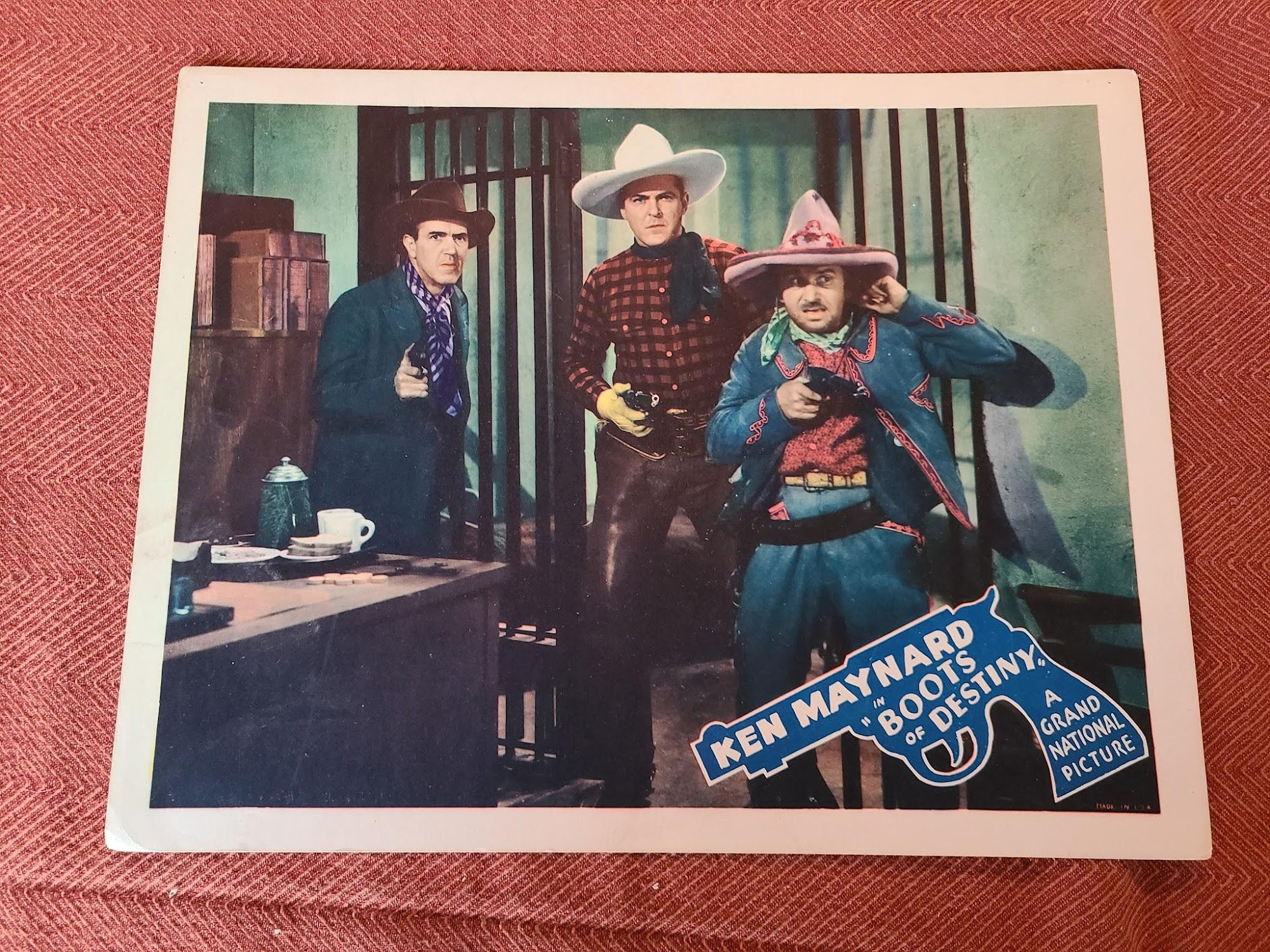 Boots Of Destiny 1937 Western Lobby Cards