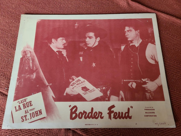 Border Feud 1947 Western Lobby Cards