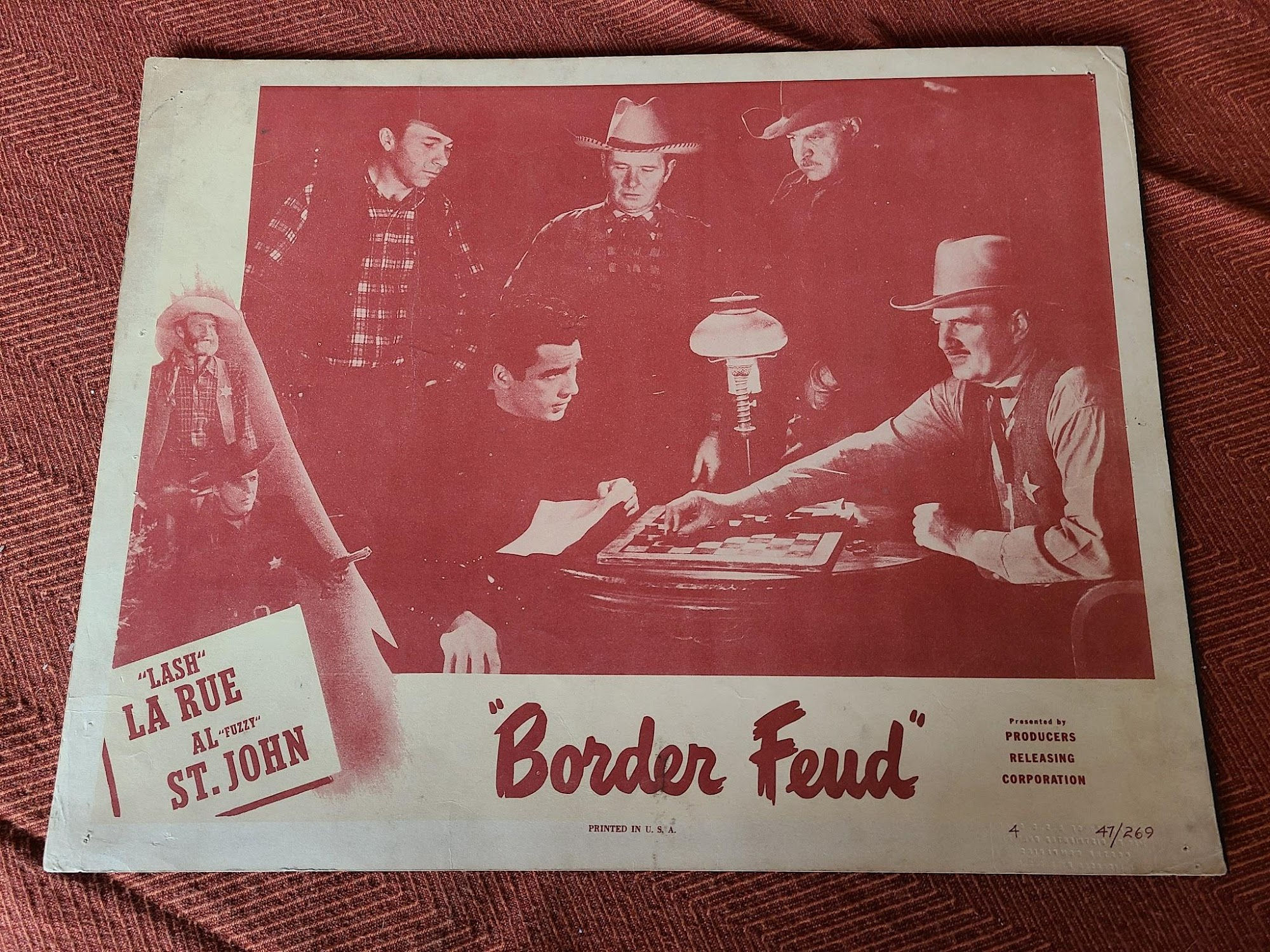 Border Feud 1947 Western Lobby Cards