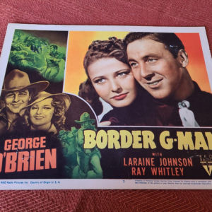 Border G-Men 1937 Western Lobby Cards