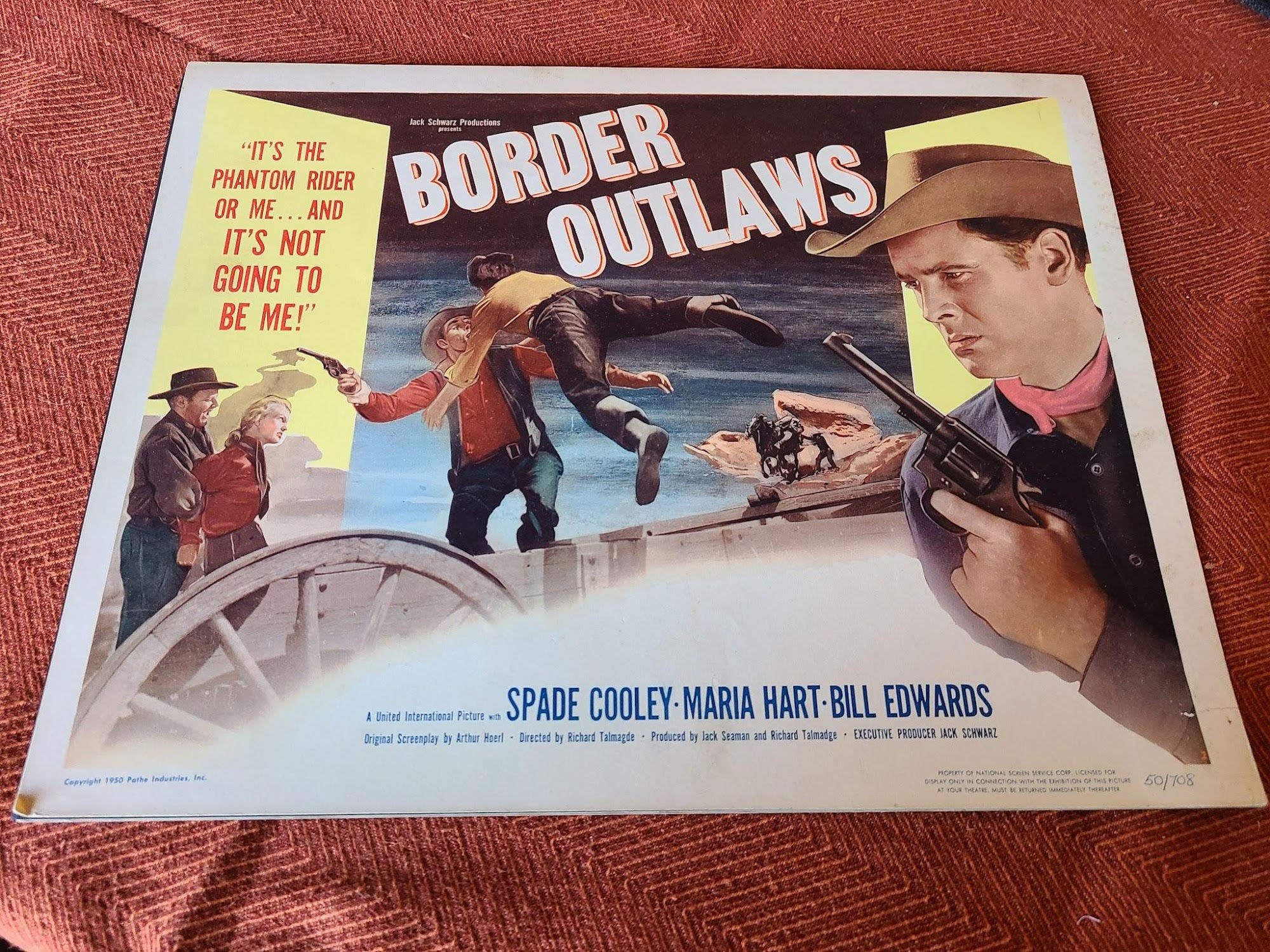 Border Outlaws 1950 Western Lobby Cards