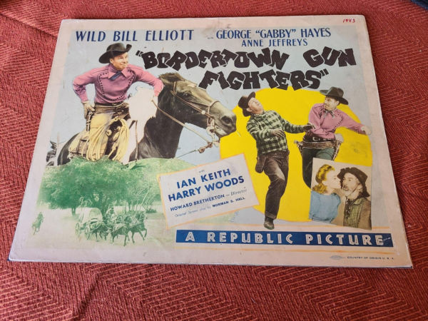 Bordertown Gun Fighters 1943 Western Lobby Cards