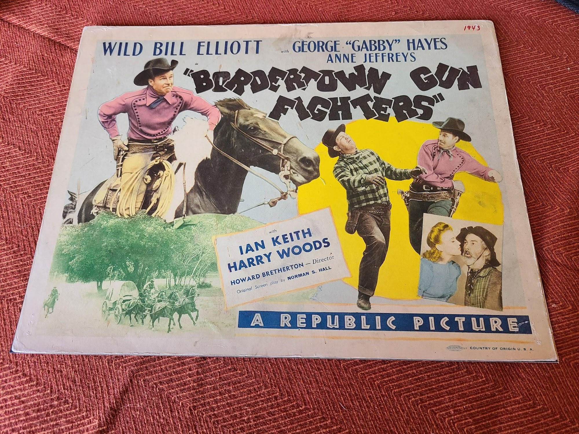 Bordertown Gun Fighters 1943 Western Lobby Cards
