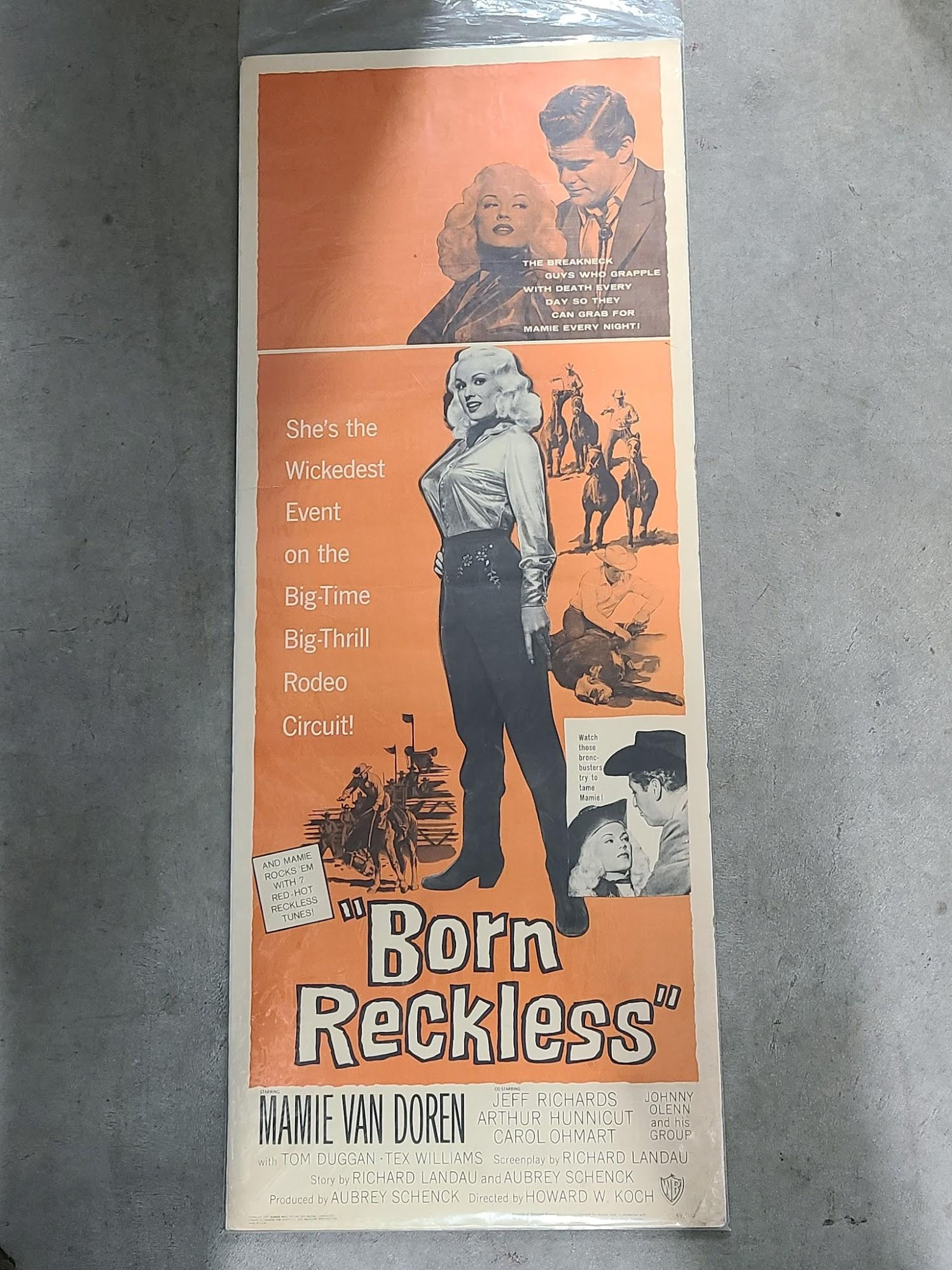 Born Reckless 1959 Inserts