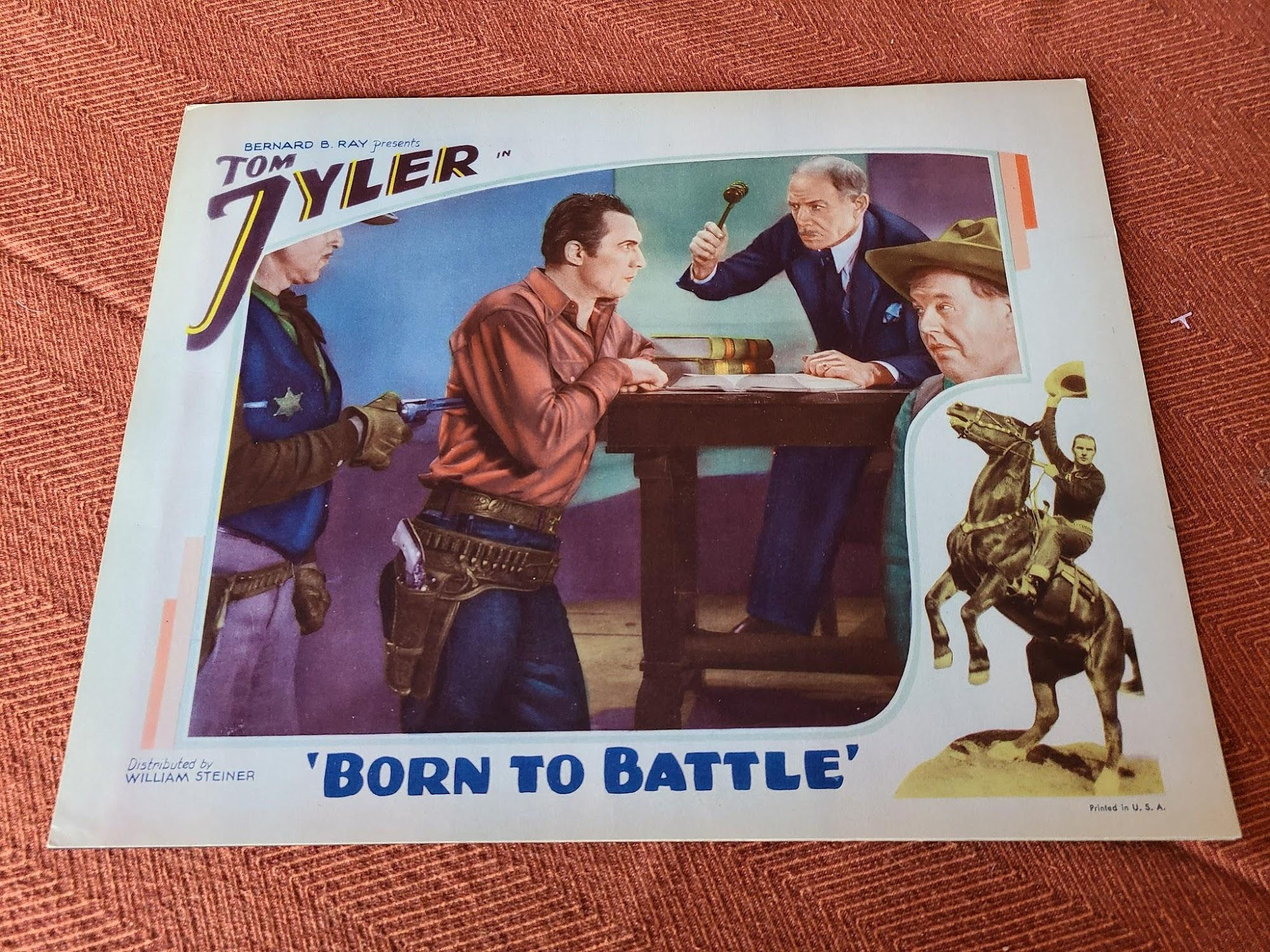 Born To Battle 1935 Western Lobby Cards