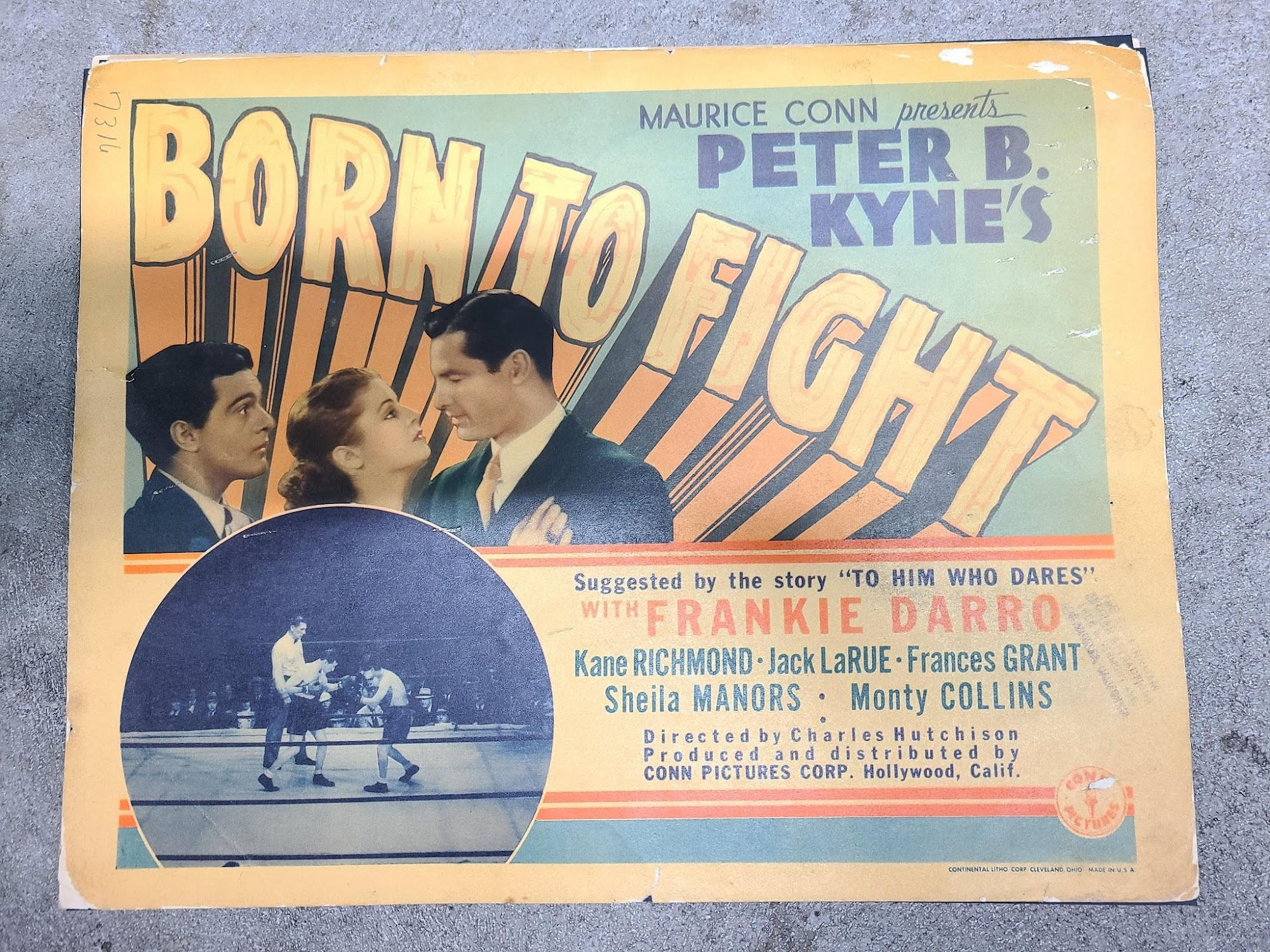 Born To Fight 1936 Title Cards
