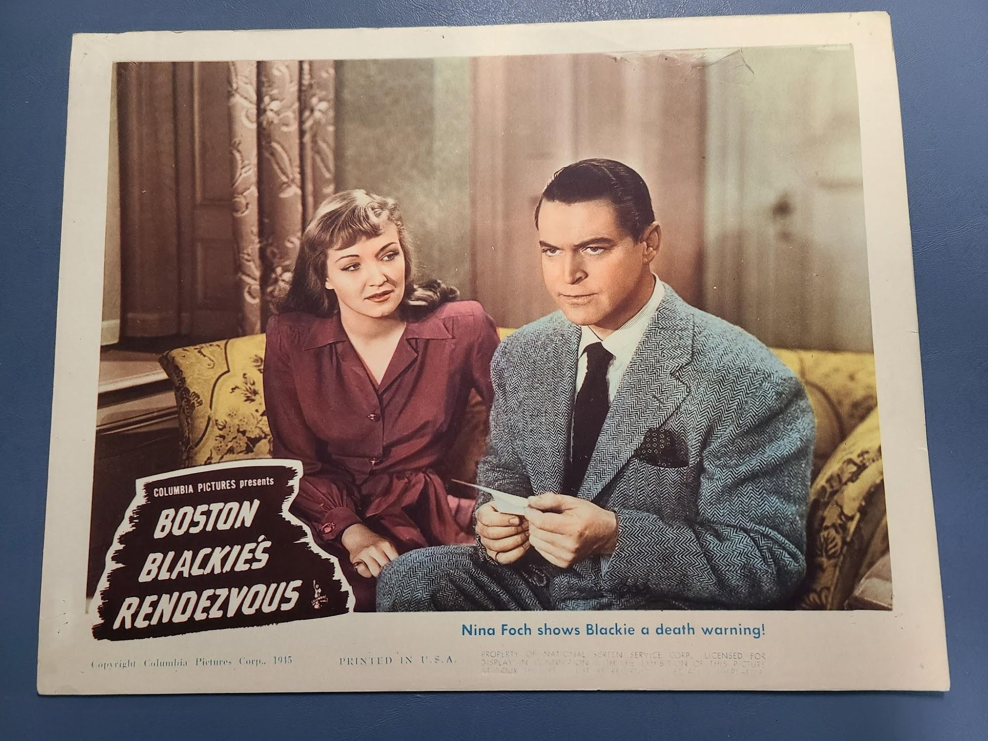 Boston Blackie's Rendezvous 1945 General Lobby Cards