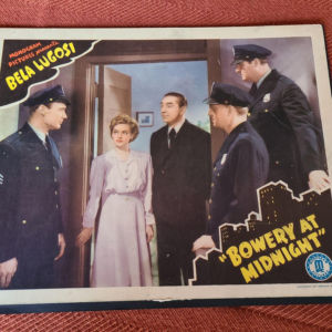 Bowery At Midnight 1942 Scifi/Horror