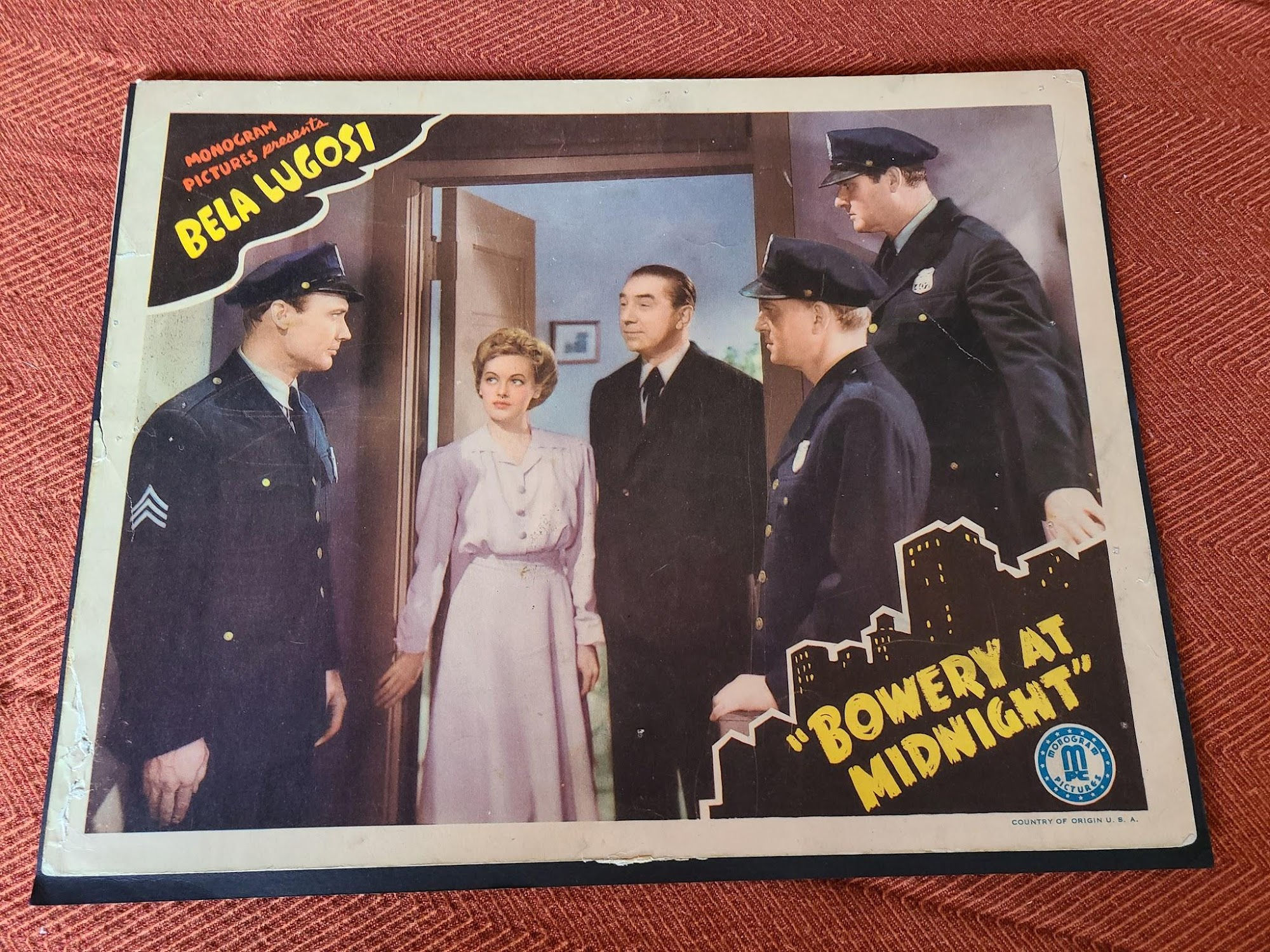 Bowery At Midnight 1942 Scifi/Horror