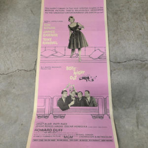 Boys Night Out 1962 Inserts