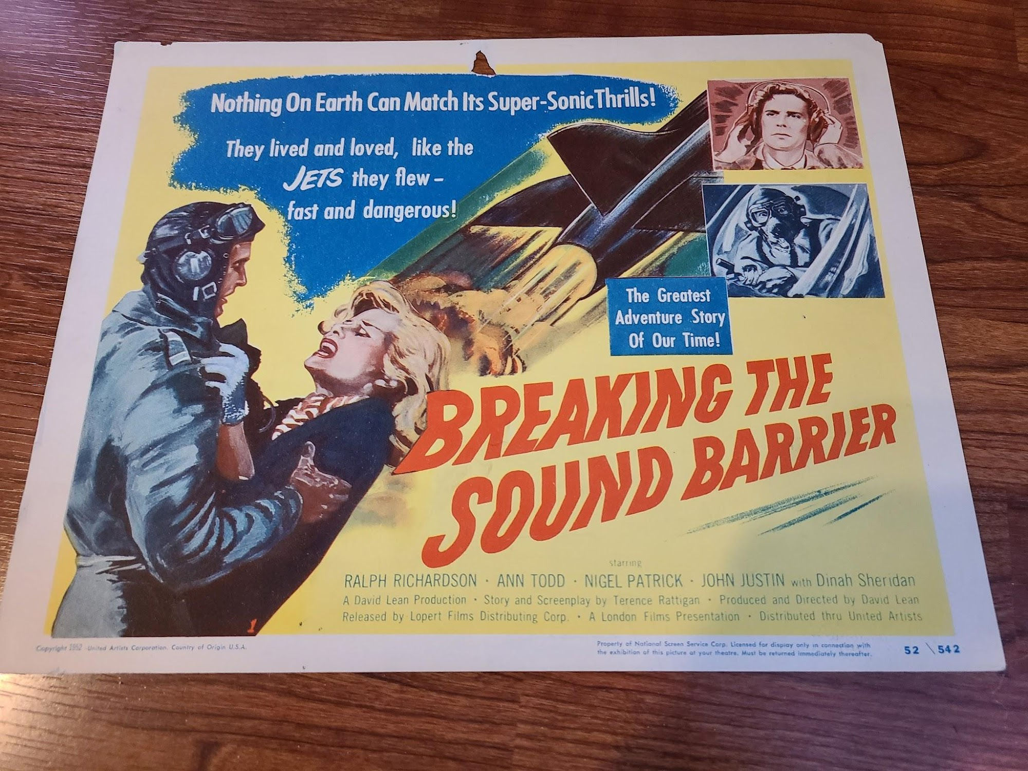 Breaking The Sound Barrier 1952 Title Cards