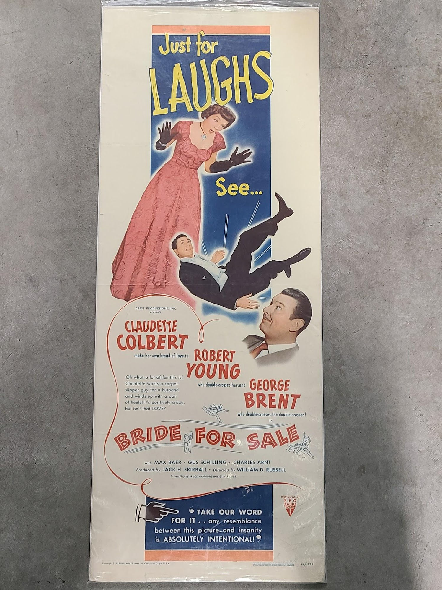 Bride For Sale 1949 Inserts