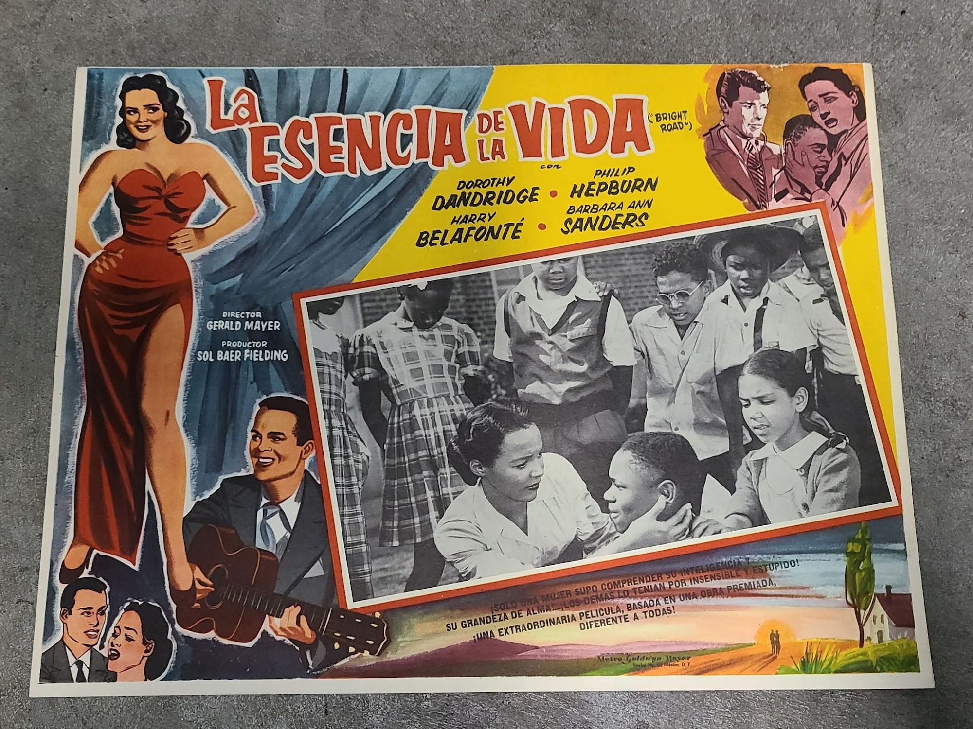 Bright Road 1953 Mexican Lobby Cards