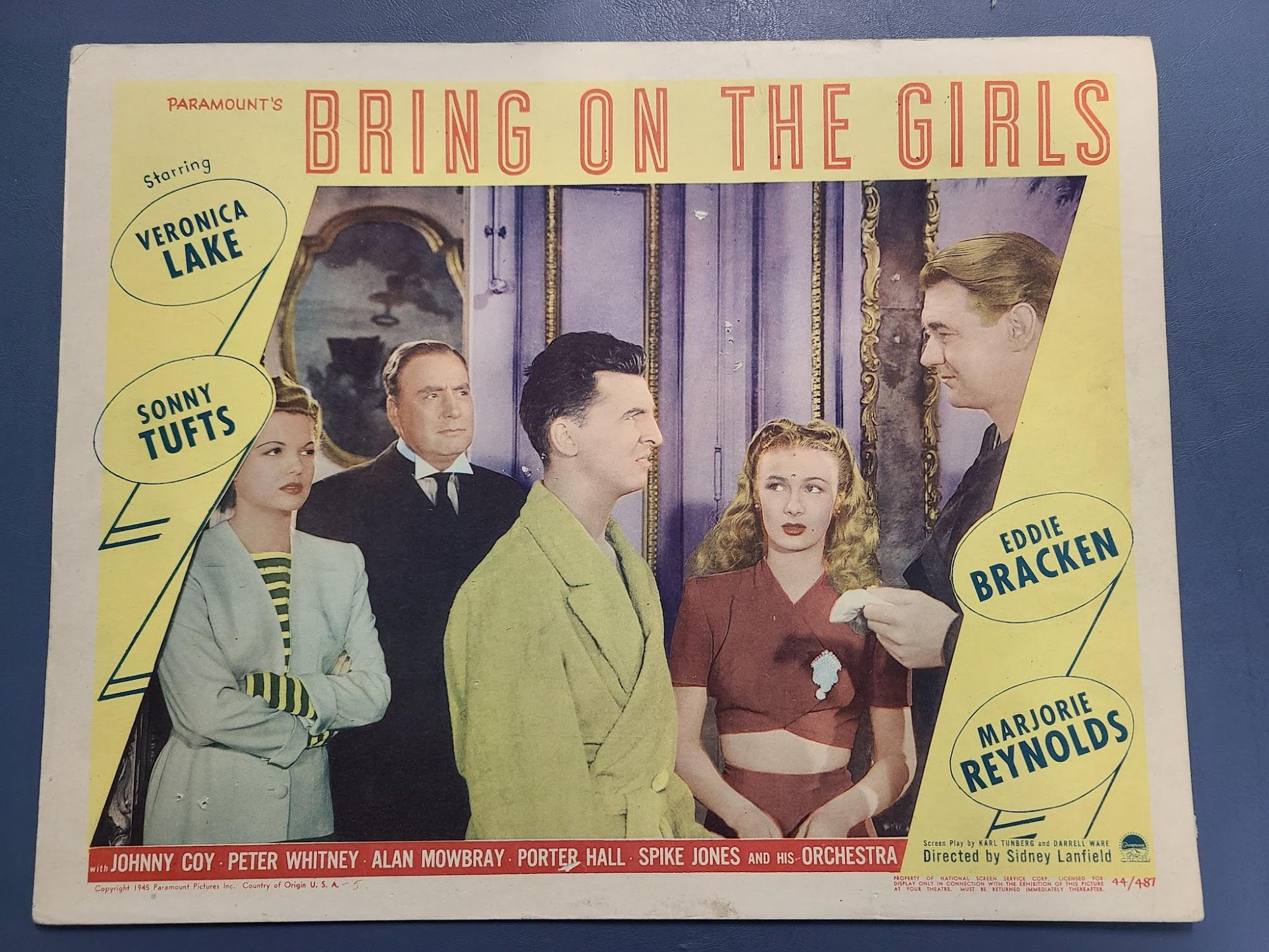 Bring On The Girls 1945 General Lobby Cards