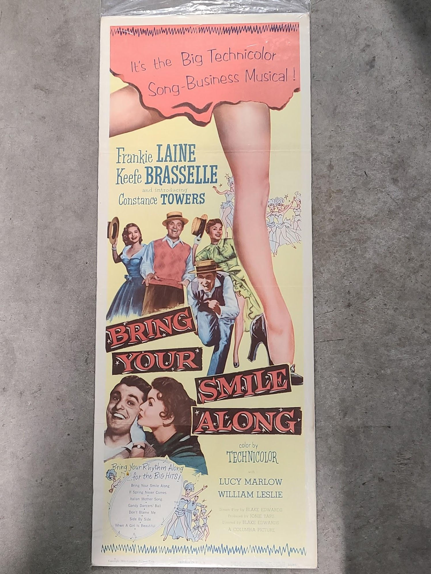 Bring Your Smile Along 1955 Inserts