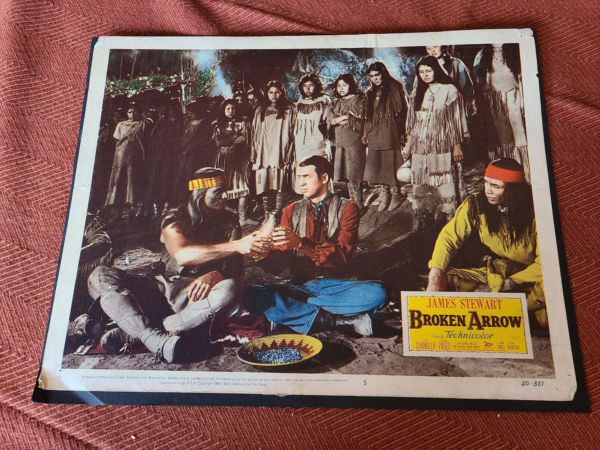 Broken Arrow 1950 Western Lobby Cards