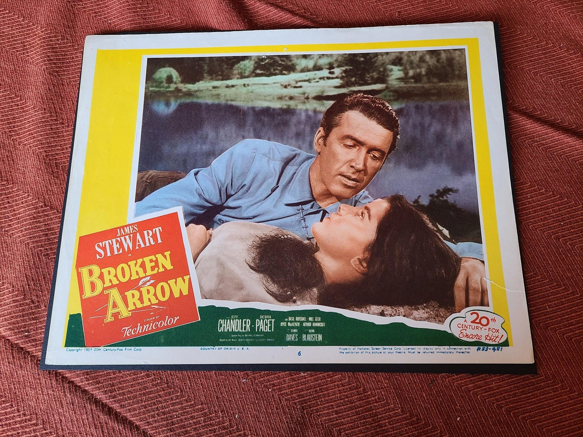 Broken Arrow 1950 Western Lobby Cards