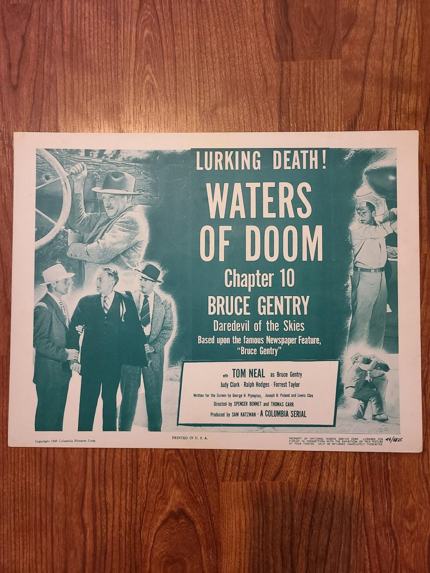 Bruce Gentry 1949 Serial Lobby Cards