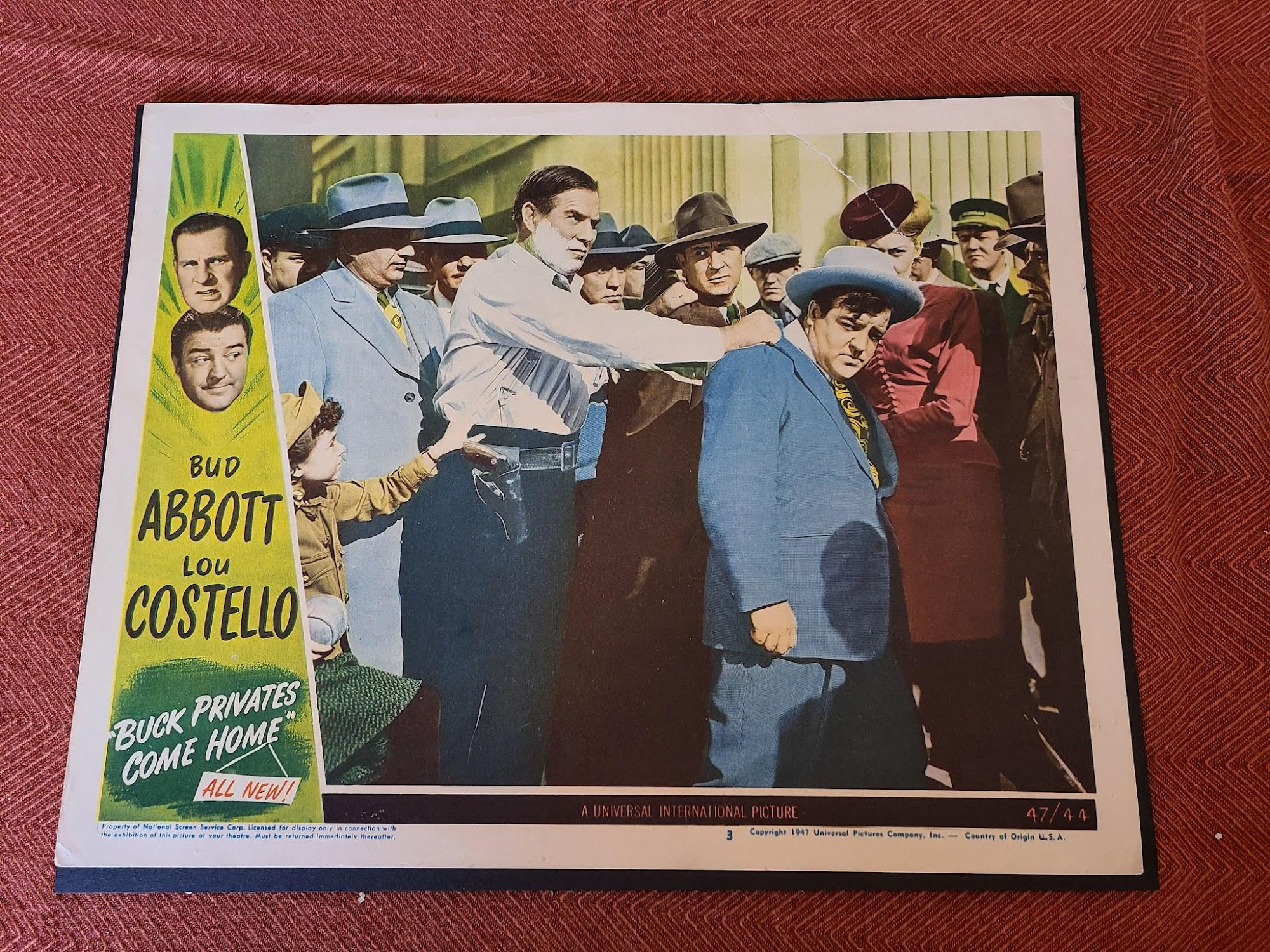 Buck Privates Come Home 1947 General Lobby Cards