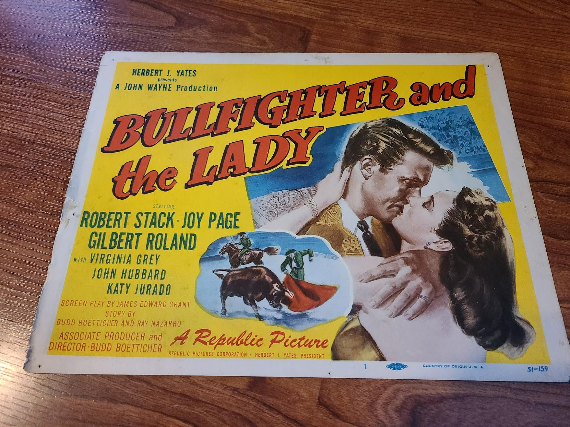 Bullfighter And The Lady 1951 Title Cards