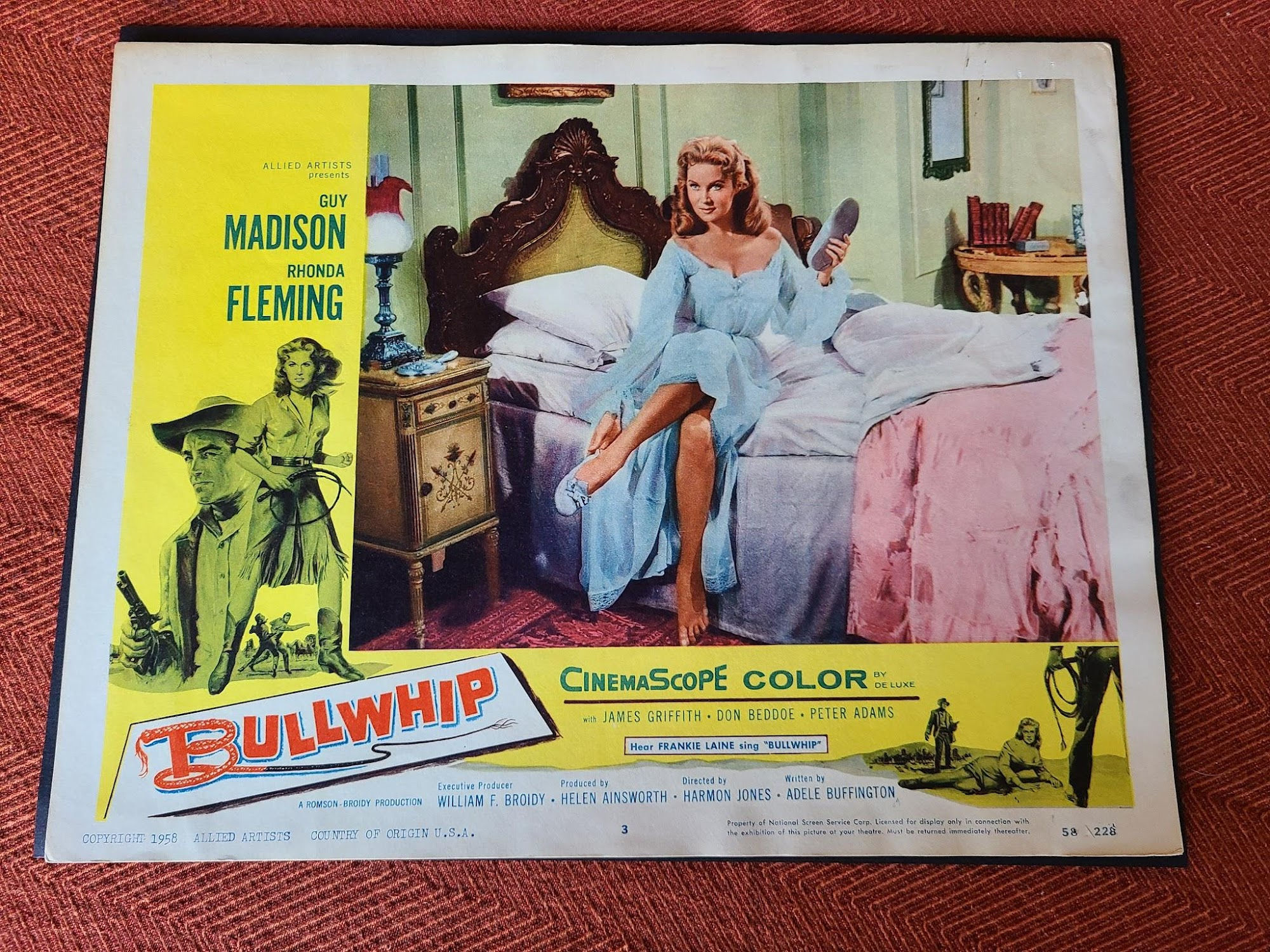 Bullwhip 1958 Western Lobby Cards