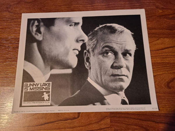Bunny Lake Is Missing 1965 General Lobby Cards